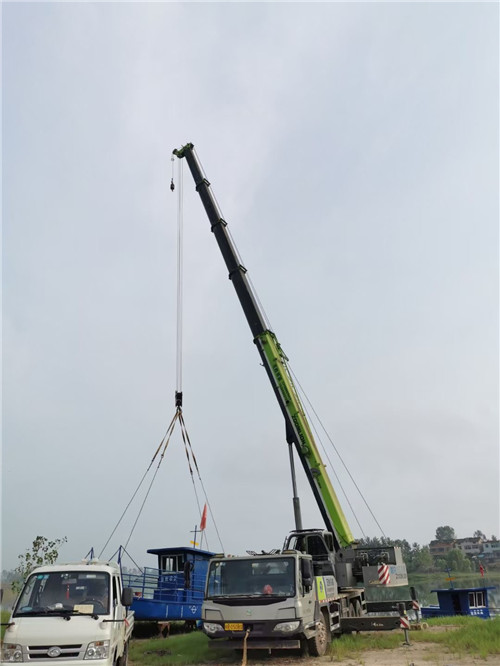 松江区桥梁建设吊装案例
